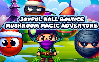 Image Joyful Ball Bounce Mushroom Magic Adventure